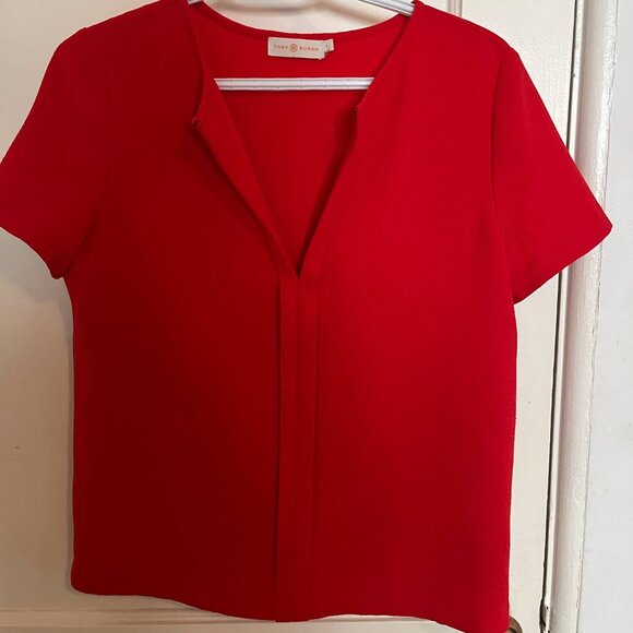 Tory Burch Red T shirt - Picture 1 of 4
